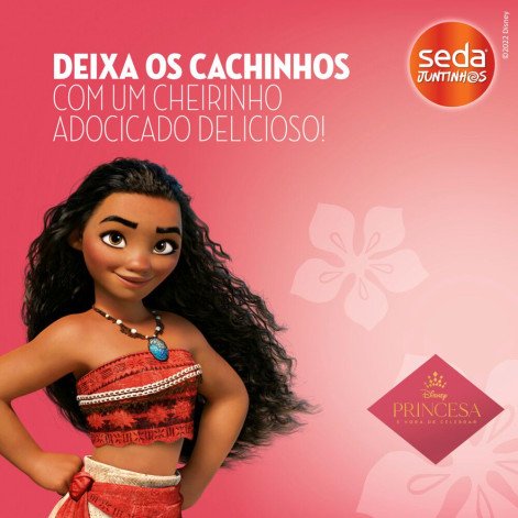 Condicionador Infantil Juntinhos Moana Cachos Encantados Seda 3+ anos 300ml