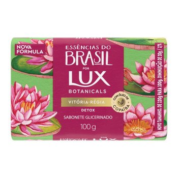 Sabonete Em Barra Lux Botanicals Essências Do Brasil Vitória-Régia 100g