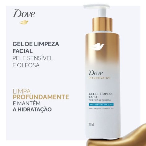 Gel Limpeza Facial Dove Purifica 300ML Gel Limpeza Facial Dove Purifica 300ML