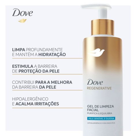Gel Limpeza Facial Dove Purifica 300ML Gel Limpeza Facial Dove Purifica 300ML