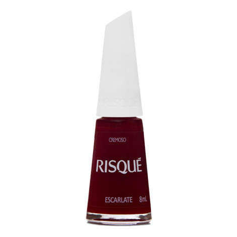 Esmalte Risqué Vermelho Cremoso Escarlate 8ml