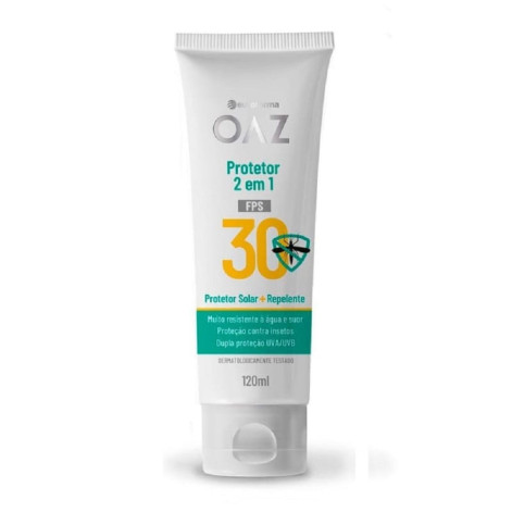 Protetor Solar + Repelente OAZ FPS 30 120ml