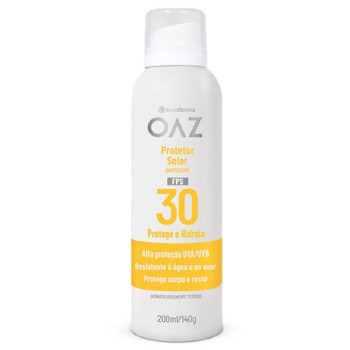 Protetor Solar Aerossol OAZ FPS 30 200ml