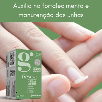 Gênova Cabelos e Unhas 60 Comprimidos