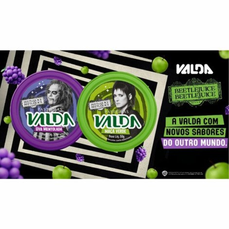 Pastilhas Valda Beetlejuice Sabor Maça Verde 50g