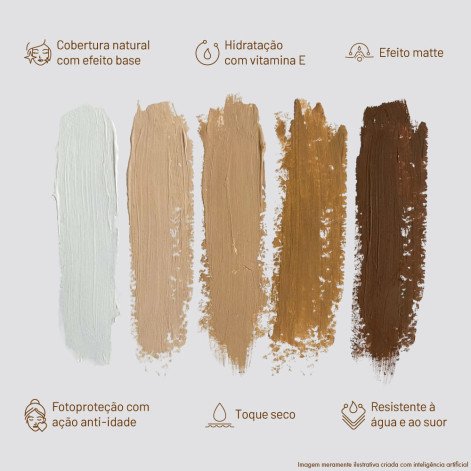 Protetor Solar Facial em Stick OAZ Eurofarma FPS70 Incolor 12,5g