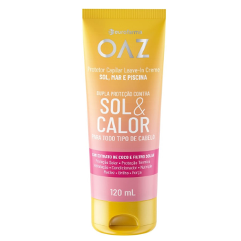 OAZ Protetor Capilar Leave-In Creme 120ml Sol e Calor