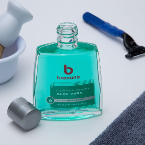 Loção Facial Pós Barba Bozzano Aloe Vera 100ml