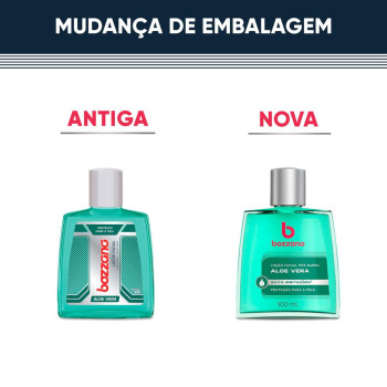Loção Facial Pós Barba Bozzano Aloe Vera 100ml