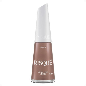 Esmalte Cremoso Risqué Linda, Leve e Nude 8ml Esmalte Cremoso Risqué Linda, Leve e Nude 8ml
