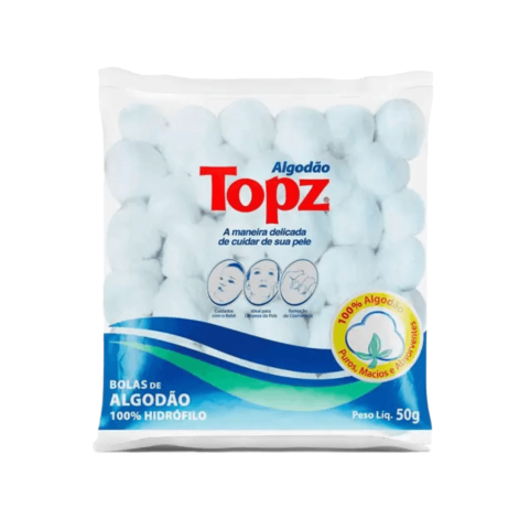 Algodão Topz Bolas 50g Algodão Topz Bolas 50g