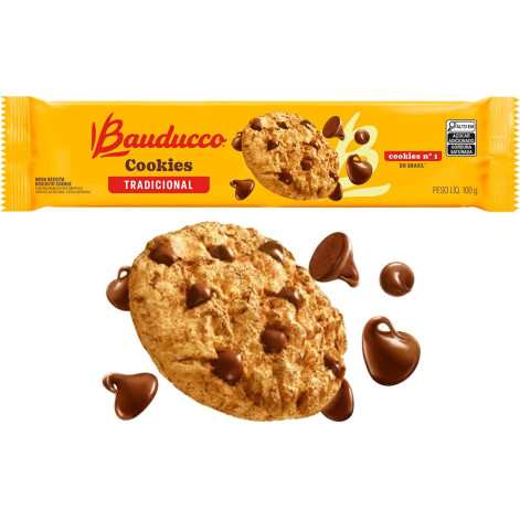 Biscoito Bauducco Cookies Original 100G