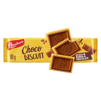 Biscoito Bauducco Choco Biscuit ao Leite 80g