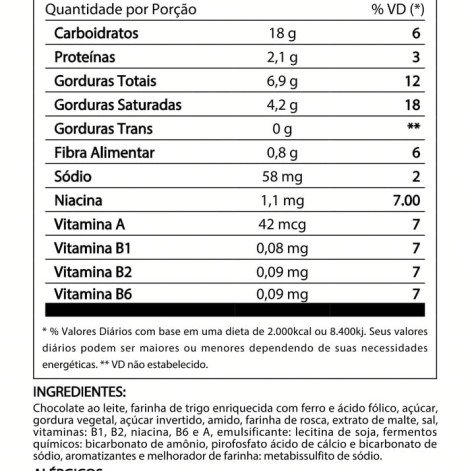 Biscoito Bauducco Choco Biscuit ao Leite 80g