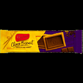 Biscoito Bauducco Chocolate Meio Amargo 80g