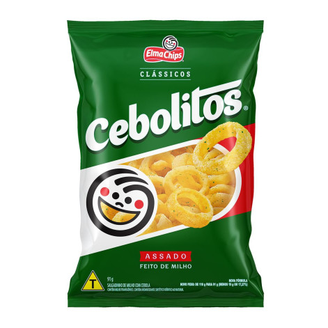 Salgadinho Clássicos Cebolitos Sabor Cebola 91g