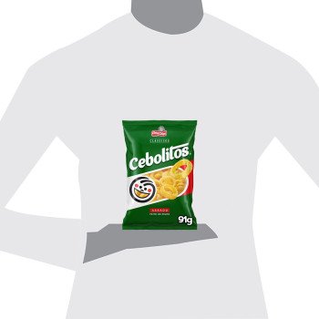 Salgadinho Clássicos Cebolitos Sabor Cebola 91g