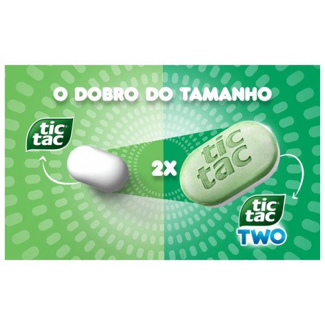 Tic Tac Pastilhas Sabor Menta 14,5g