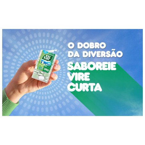 Tic Tac Pastilhas Sabor Menta 14,5g