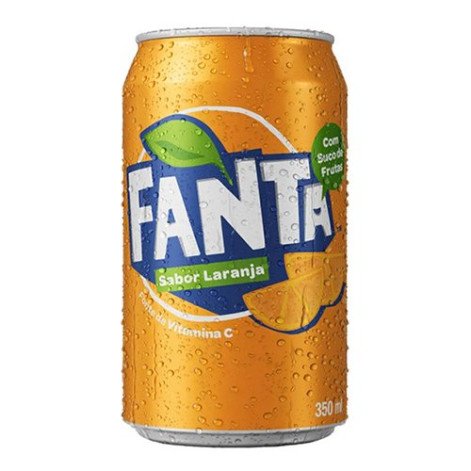 Refrigerante Fanta Laranja Lata 350ml Refrigerante Fanta Laranja Lata 350ml