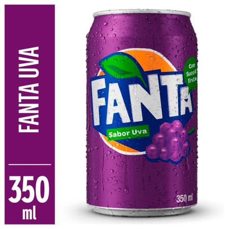 Refrigerante Fanta Uva Lata 350 ML