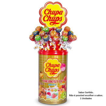Pirulito Chupa Chups Corante Natural Sabor Sortido 1 Unidade