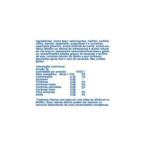 Mentos Up2U Chiclete Sem Açúcar Sabor Menta e Tutti-Frutti com 28 unidades Mentos Up2U Chiclete Sem Açúcar Sabor Menta e Tutti-Frutti com 28 unidades