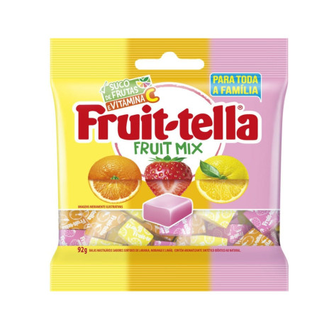 Bala Mastigável Fruit-Tella Fruit Mix 92g