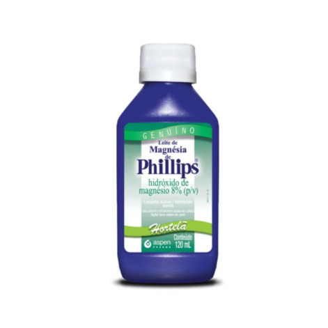 Leite De Magnésia Phillips Hortelã 120ml Leite De Magnésia Phillips Hortelã 120ml