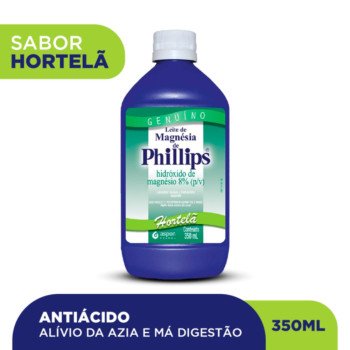Leite De Magnésia Phillips Hortelã 350ml
