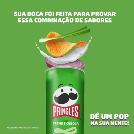 Salgadinho Pringles Creme e Cebola 109g
