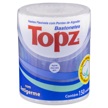Hastes Flexíveis Topz Baston Pote com 150 Unidades