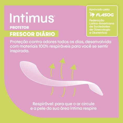Protetor Diário Intimus Frescor Diário 15 unidades
