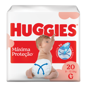 Fralda Huggies Supreme Care Jumbo G Com 20 Unidades