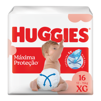Fralda Huggies Supreme Care Jumbo Xg Com 16 Unidades