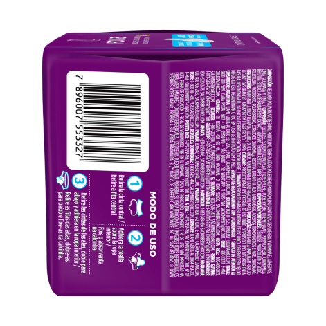 Absorvente Poise para Escapes de Urina Noturno com Abas Fluxo Moderado a Intenso 8 Unidades Absorvente Poise para Escapes de Urina Noturno com Abas Fluxo Moderado a Intenso 8 Unidades
