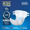 Fralda Adulto Bigfral Derma Plus Noturna G Unissex 7 Unidades