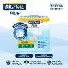 Fralda Adulto Bigfral Plus P Unissex - 9 Unidades