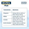 Fralda Geriátrica Bigfral Plus Incontinência Intensa Unissex M 8 Unidades