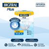 Fralda Geriátrica Bigfral Plus Incontinência Intensa Unissex M 8 Unidades