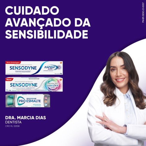 Sensodyne Rápido Alívio Para Dentes Sensíveis Em 60 Segundos Para  Sensibilidade Nos Dentes, 90g