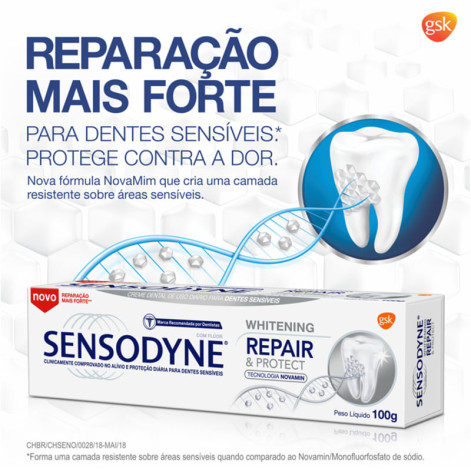Sensodyne Repair E Protect Pasta De Dente 100G