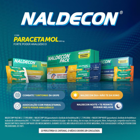 Naldecon Dia Noite 6 Comprimidos