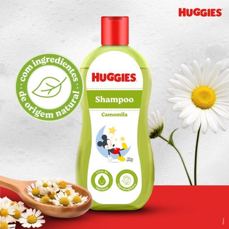 Shampoo Turma da Mônica Huggies Camomila 200ml