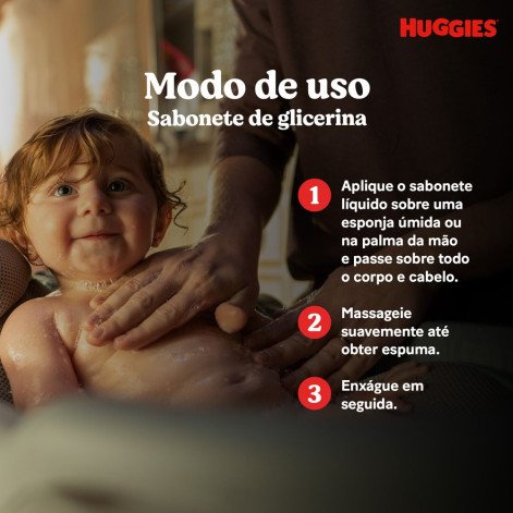 Sabonete Líquido da Cabeça aos Pés Chá de Camomila Disney Baby Huggies Frasco 200ml Sabonete Líquido da Cabeça aos Pés Chá de Camomila Disney Baby Huggies Frasco 200ml