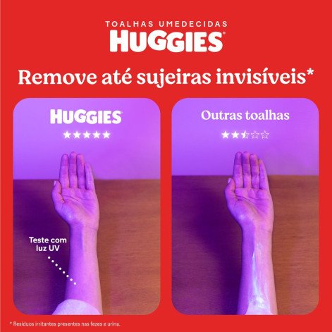 Toalha Umedecida Huggies Higiene Superior 96 Unidades