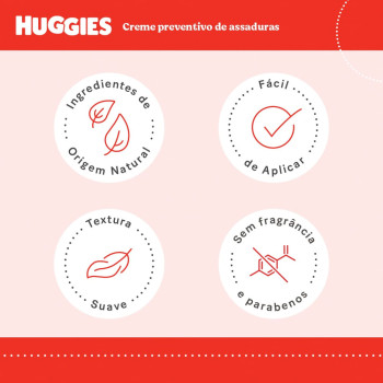 Creme Preventivo De Assaduras Huggies Puro E Natural 80g
