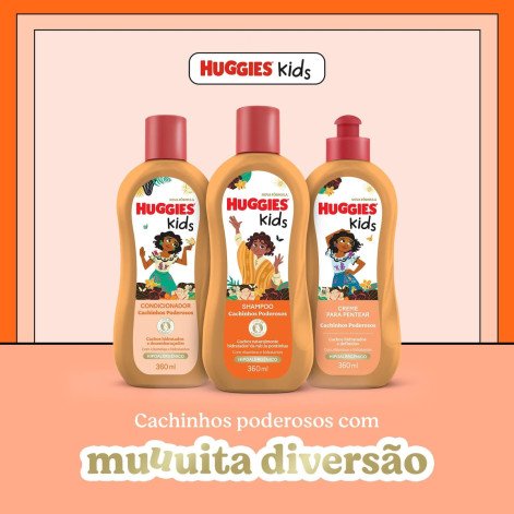 Shampoo Infantil Huggies Kids Cachinhos Poderosos 360ml Shampoo Infantil Huggies Kids Cachinhos Poderosos 360ml