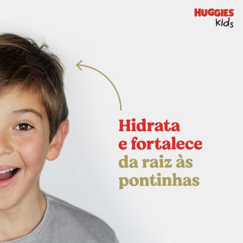 Shampoo Infantil Huggies Kids Nutrição e Força Hulk 360ml