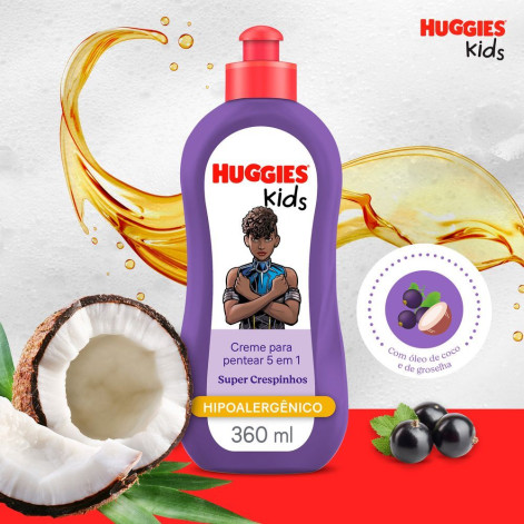 Creme De Pentear Huggies Kids Crespinhos 360Ml